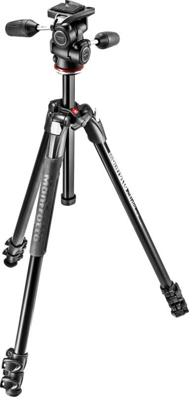 Manfrotto 290 XTRA Kit 3 Way Head | Tripods | Fotografie Statieven | MK290XTA3-3W