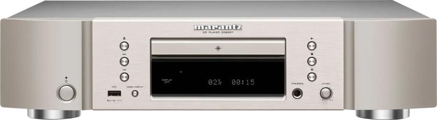Merkloos Marantz CD6007 cd-speler zilver ingebouwde DAC