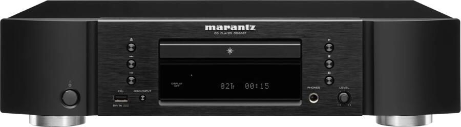 Merkloos Marantz CD6007 cd-speler zwart ingebouwde DAC