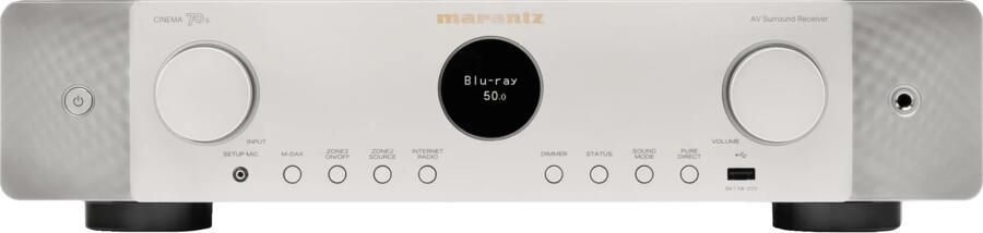 Merkloos Marantz Cinema 70s AV-receiver zilvergoud 50 W