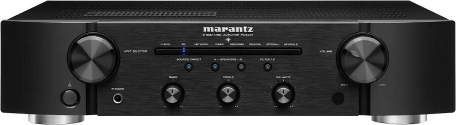 Merkloos Marantz PM6007 geïntegreerde versterker zwart 120 W