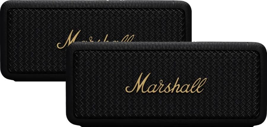 Marshall Emberton II BT Black & Brass Duo Pack