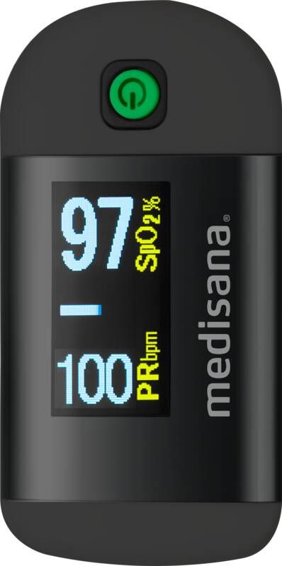 Medisana PM 100 SATURATIEMETER Medische verzorging accessoire Zwart