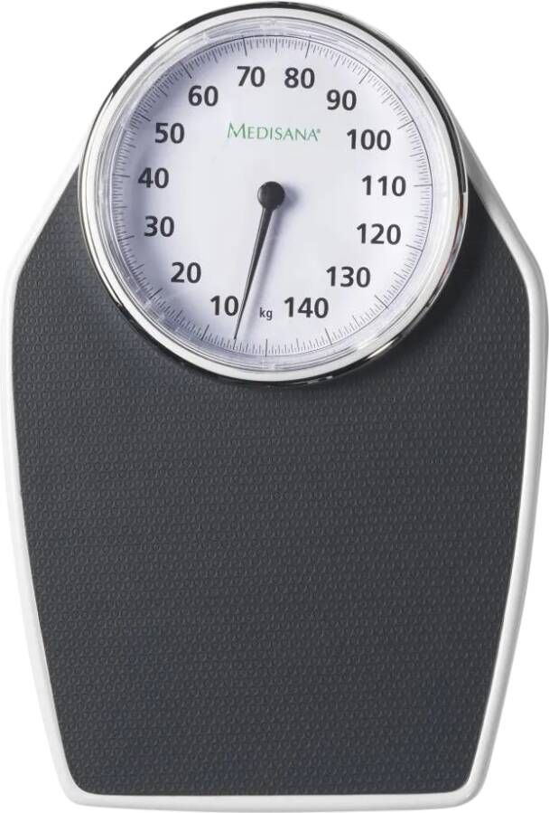 Medisana Personenweegschaal PSD 40461 Retrodesign batterijvrij mechanische functie analoge volledige zicht
