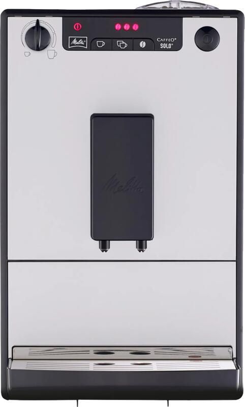 Melitta Volautomatisch koffiezetapparaat Solo 950-666 Pure Silver All-black details voor de look aromatische koffie & espresso bij slechts 20 cm breedte