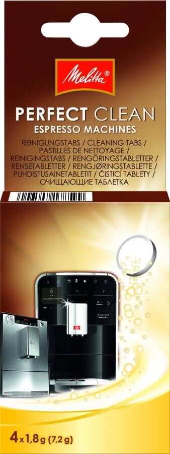 Melitta Reinigingstabletten PERFECT CLEAN voor volautomatische koffiezetapparaten