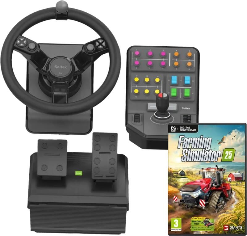 Microsoft Farming Simulator 25 PC + Saitek Farm Sim Controller