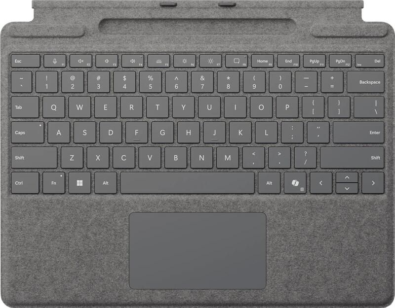 Microsoft Surface Pro 13 Inch Type Cover met penopslag Platina Qwerty