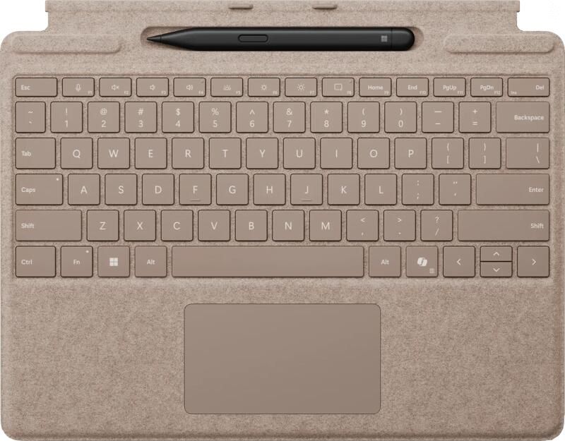 Microsoft Surface Pro 13 Inch Type Cover met Slim Pen Duinzand Qwerty