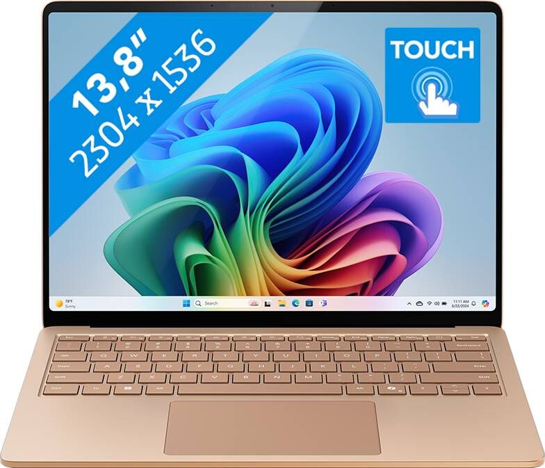 Microsoft Surface Laptop Copilot+ PC 13.8 Snapdragon X Plus 16GB 512GB Dune