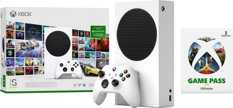 Microsoft Xbox Series S 512GB Console + 3 Maanden Game Pass Ultimate