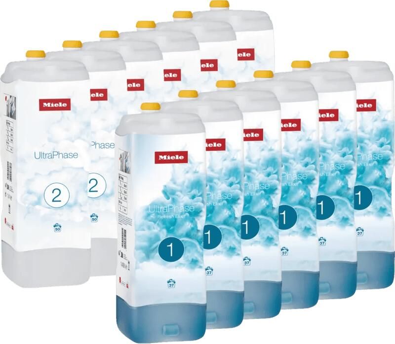 Miele Set UltraPhase Refresh Elixir 1 & 2 (12 flacons) jaarpakket
