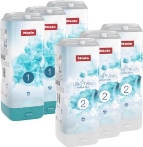 Miele Set UltraPhase Refresh Elixir 1 & 2 (6 flacons) halfjaarpakket
