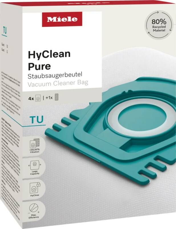 Miele TU HyClean Pure Stofzuigerzak HyClean Pure TU