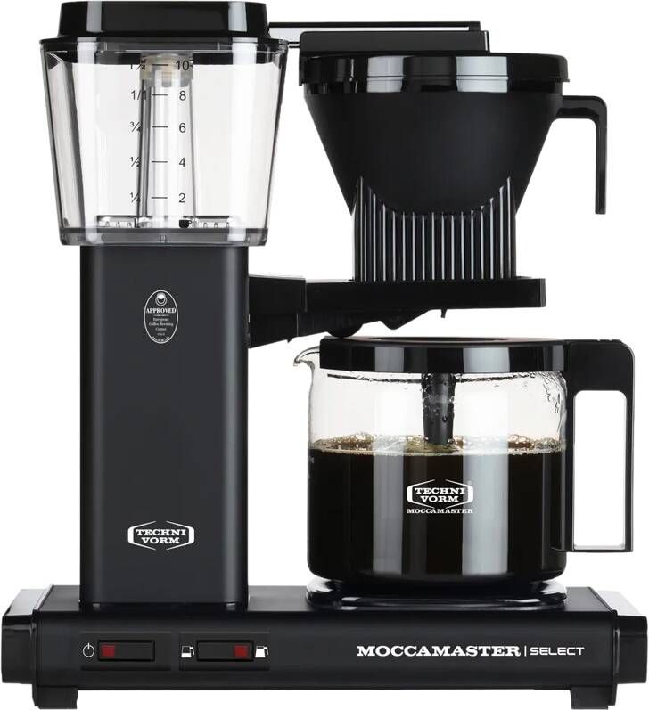 Moccamaster KBG Select Matt Black | Filterkoffiezetapparaten | 8712072539839