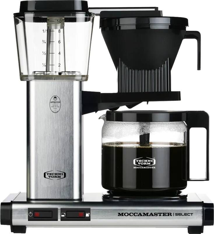 Moccamaster KBG Select Brushed | Filterkoffiezetapparaten | Keuken&Koken Koffie&Ontbijt | 8712072539792