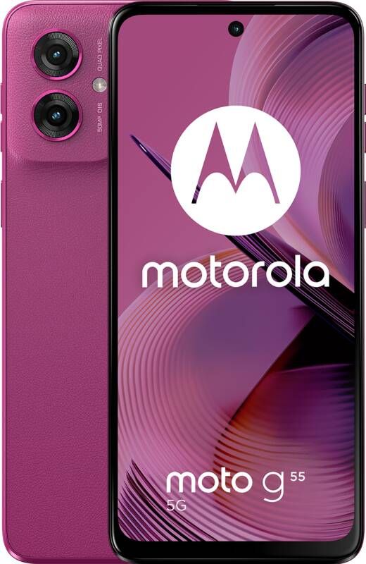 Motorola Moto G55 5G Paars | Smartphones | 0840023274848