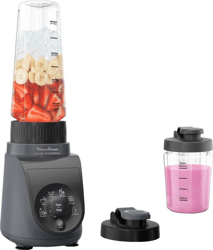 Moulinex Blend Up Essential LM1EHBF0 Grijs