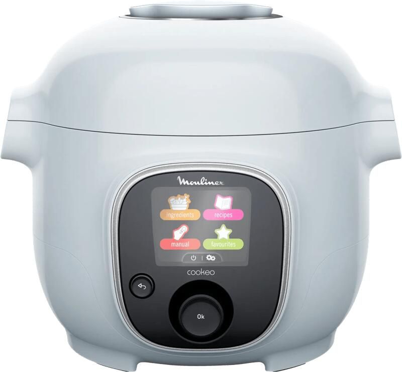 Moulinex Cookeo Mini hogedruk slimme multicooker 3 l 150 geïntegreerde recepten intuïtief speciale toepassing CE880410