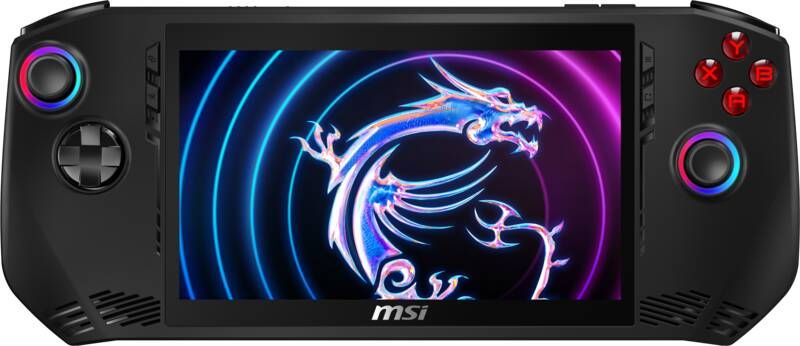 MSI Claw A1M-032NL Gaming Handheld Desktop Zwart