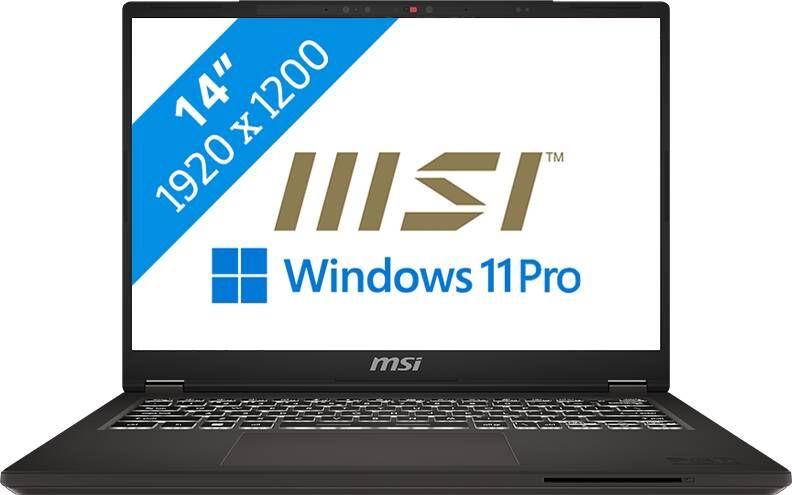 MSI Commercial 14 H A13MG vPro-200NL QWERTY