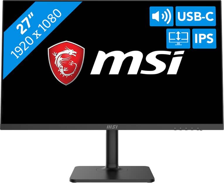 MSI Modern MD272P Monitor Zwart