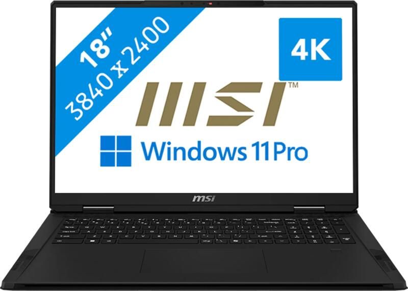 MSI CreatorPro X18 HX A14VMG-427NL QWERTY