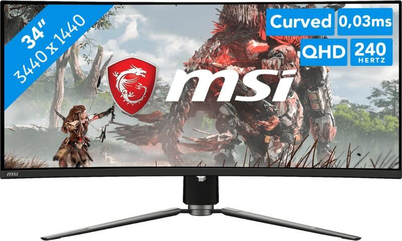 MSI MPG 341CQPX QD-OLED Curved