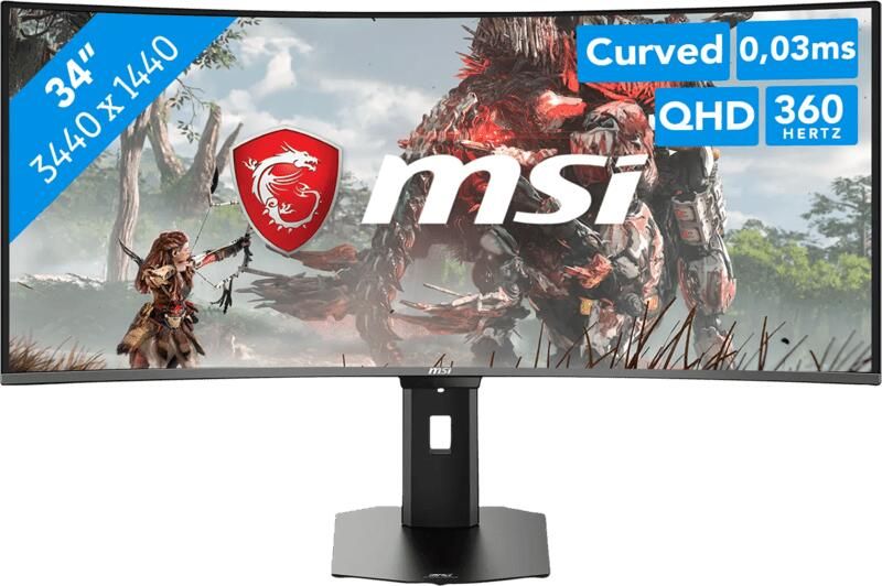 MSI MPG 341CQR X36 QD-OLED Curved