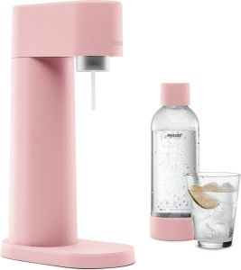 Mysoda Woody Light Pink bruiswatertoestel gemaakt van ecologisch biocomposiet incl CO2 cilinder & fles