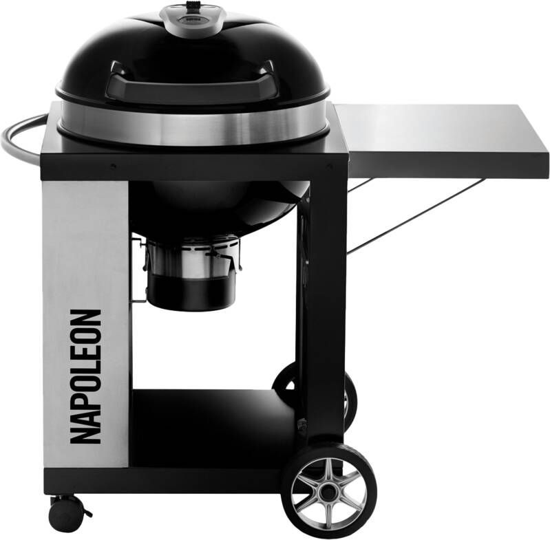 Napoleon Charcoal PRO barbecue Ø57 + wagen Barbecue houtskool Ø 57 cm Zwart