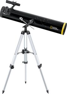 National Geographic spiegeltelescoop 114 900 aluminium zwart grijs