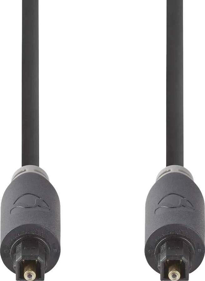 Nedis Optische Audiokabel Toslink male 1 mtr antraciet