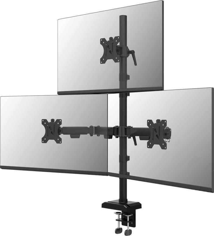 Neomounts NERO DS60-600BL2-1 Monitorarm Zwart