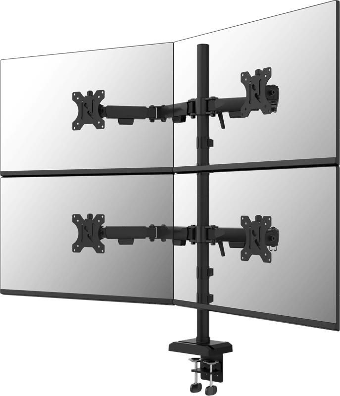 Neomounts NERO DS60-600BL2-2 Monitorarm Zwart