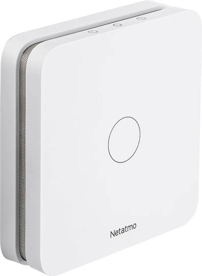 Netatmo Slimme Koolmonoxidemelder Gealarmeerd als er koolmonoxide in uw huis