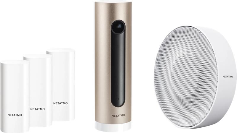 Netatmo Slim Video-alarmsysteem Zilver En Wit 100db
