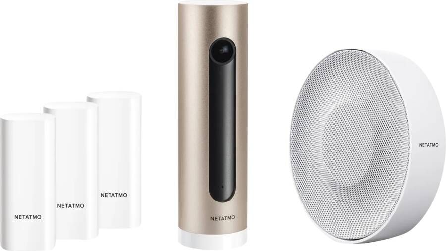 Netatmo Slim Video-alarmsysteem Zilver En Wit 100db