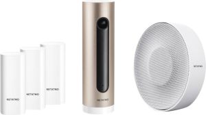 Netatmo slim video-alarmsysteem zilver en wit 100dB
