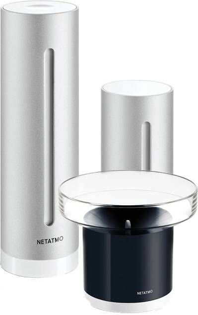 Netatmo Slim Weerstation met Co2 meter en hygrometer + Regenmeter