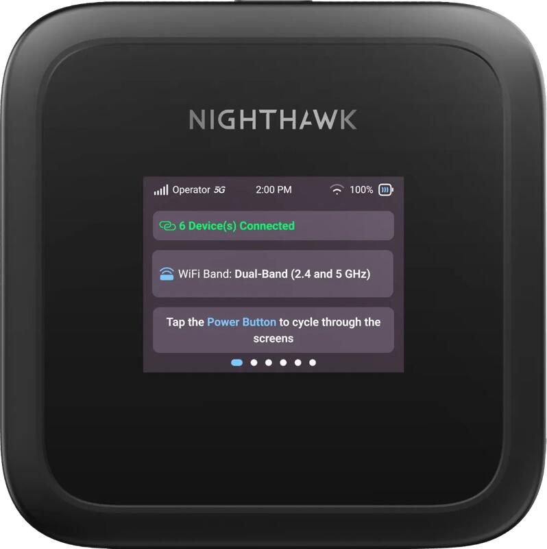 Netgear Nighthawk M3 5G Mobile Router Mi-Fi routers Zwart