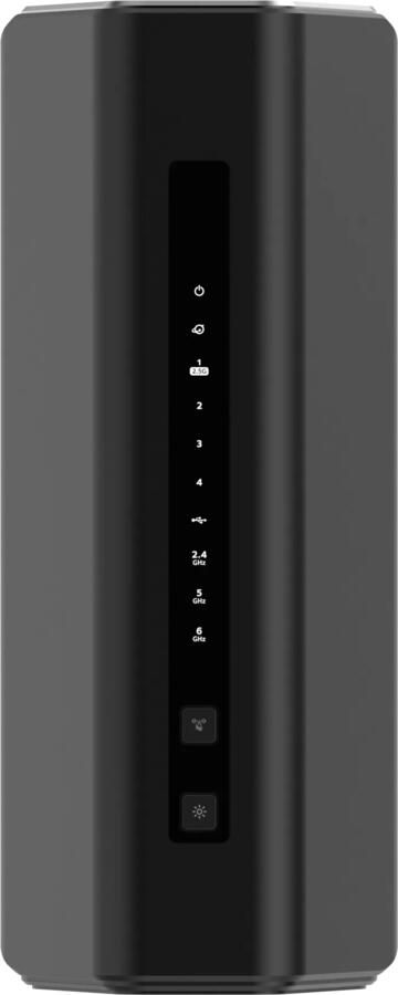 Netgear 3PT NIGHTHAWK WiFi 7 BE12000 ROUT RS500 Router Zwart