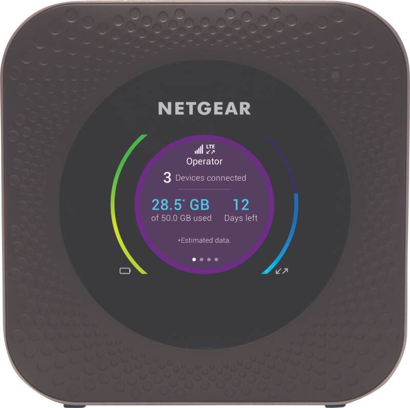 Netgear Nighthawk M1 4G Mi-Fi routers Zwart