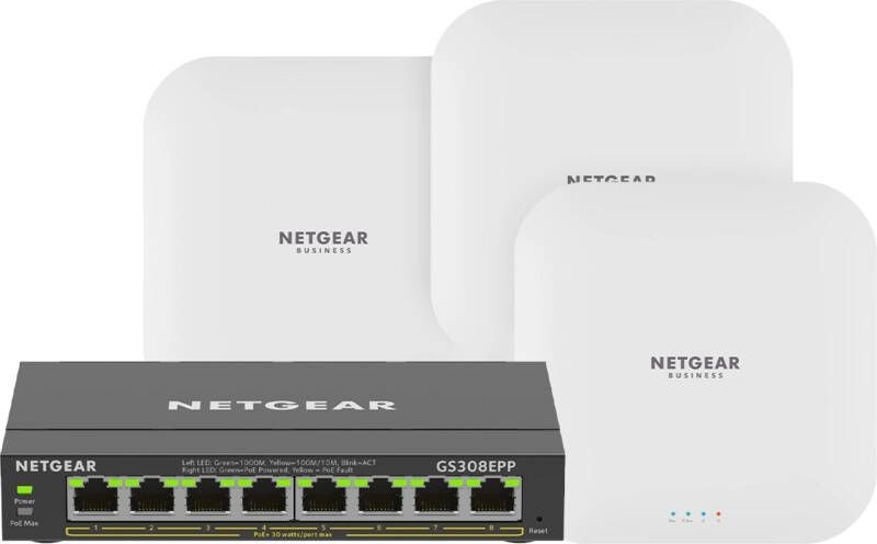 Netgear zakelijk netwerk startpakket snelle verbinding (zonder router)