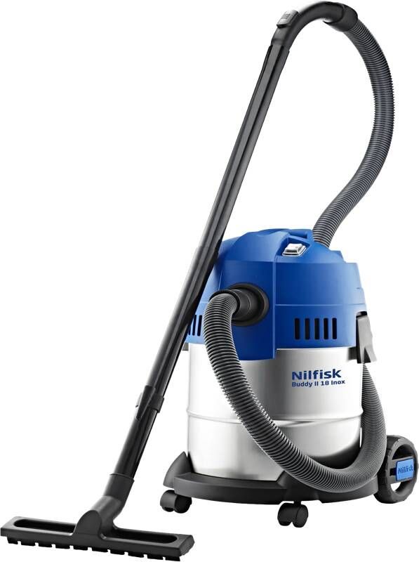 Nilfisk Buddy II Inox Nat- en droogzuiger 18 liter