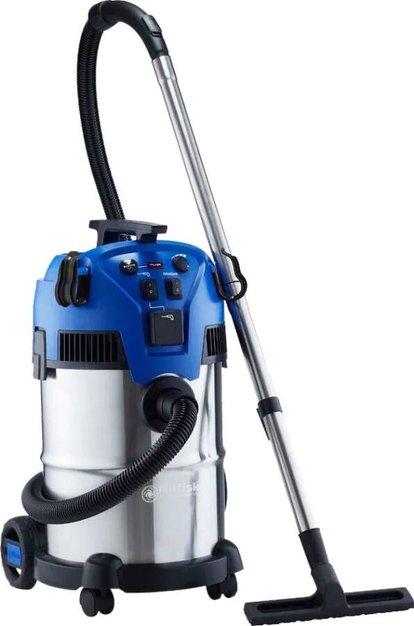 Nilfisk Multi 30T VSC INOX Ketelstofzuiger RVS reservoir Aansluiting externe machine Push en Clean
