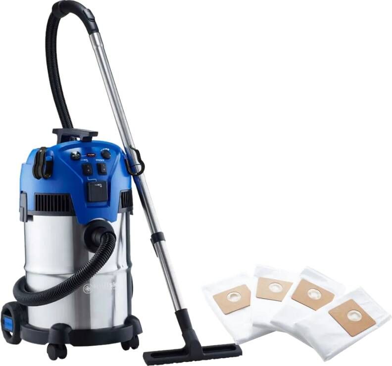 Nilfisk Multi II 30 T VSC Inox + Stofzak voor Multi II (4x)