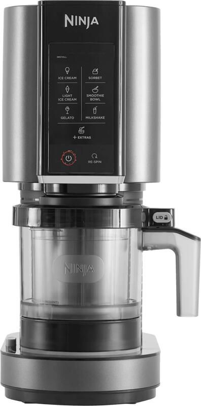 Ninja Creami 7-in-1 IJsmachine Ice Cream Maker voor Roomijs Milkshake Smoothie Bowl en meer Foodi NC300EU