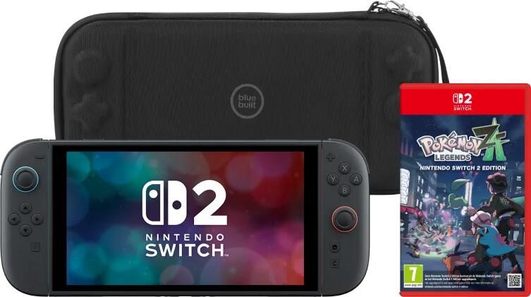 Nintendo Switch 2 + Pokémon Legends: Z-A + BlueBuilt Beschermhoes