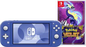 Nintendo Switch Lite Blauw + Pokémon Violet